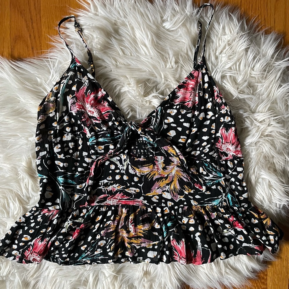 Ruffle Crop Tank